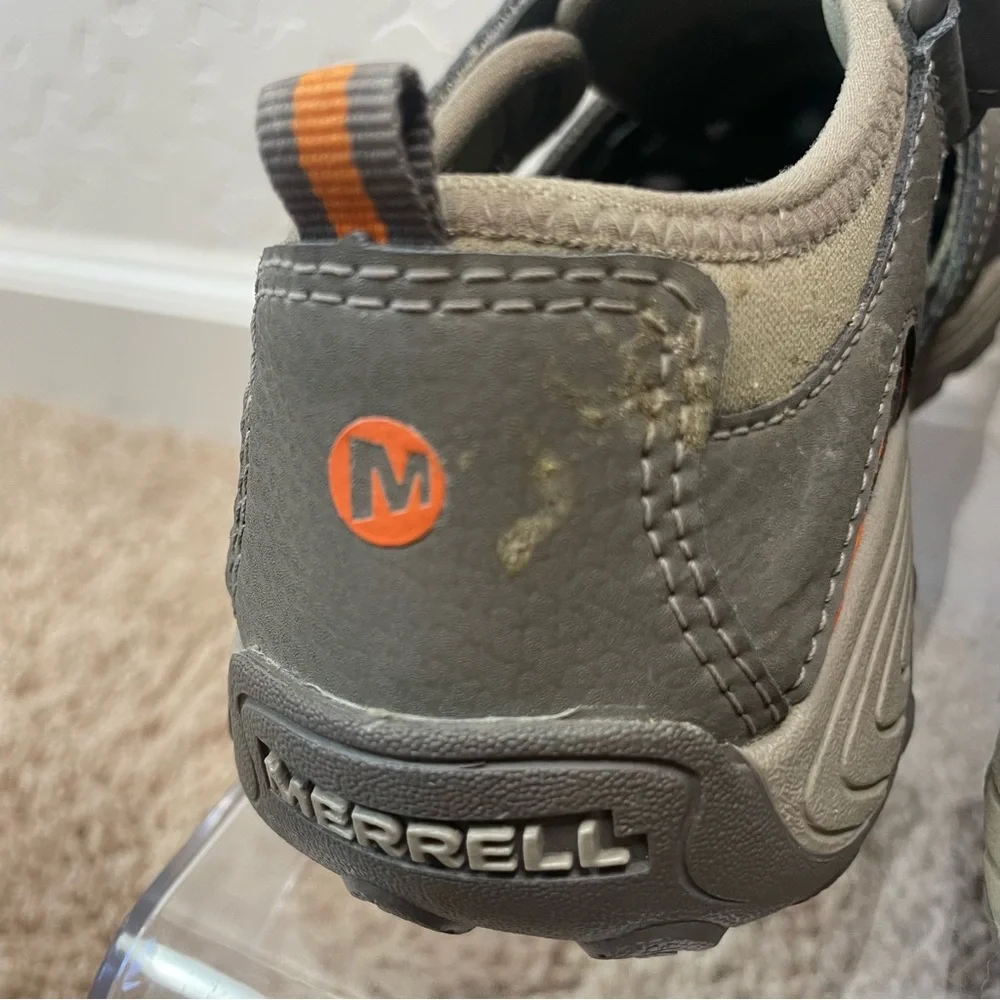 Merrell Kids Hydro H2O Hiker Outdoor Sport Sandal Size 3 Big Kid Gunsmoke/Orange